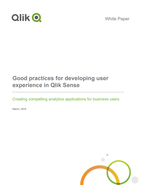 qlik,ux,user experience, best practice, qlik sense, qlikview